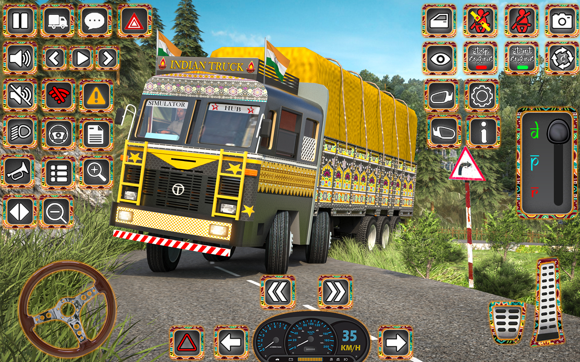 اسکرین شات 4 بازی Indian Truck Simulator 3D