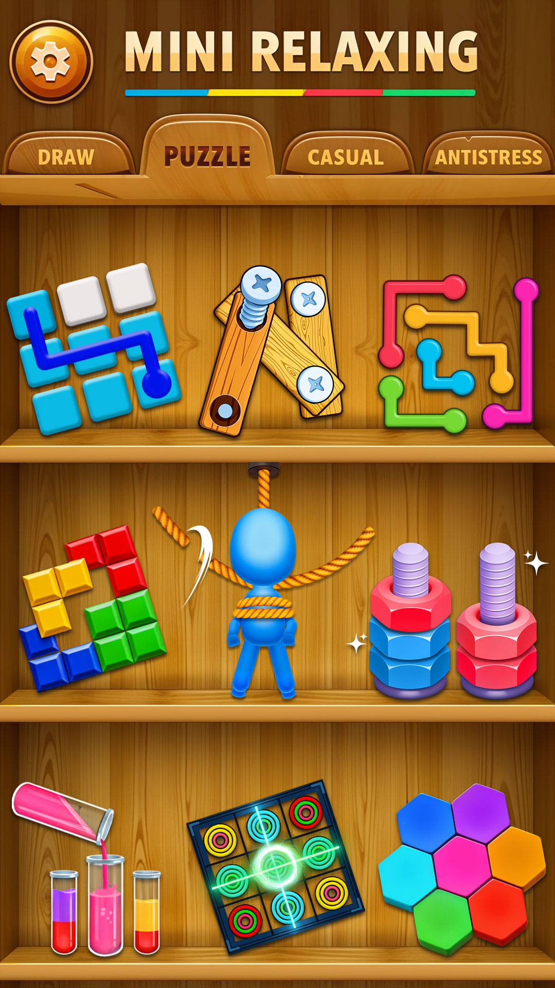 اسکرین شات 3 بازی Mini Antistress Relaxing Games