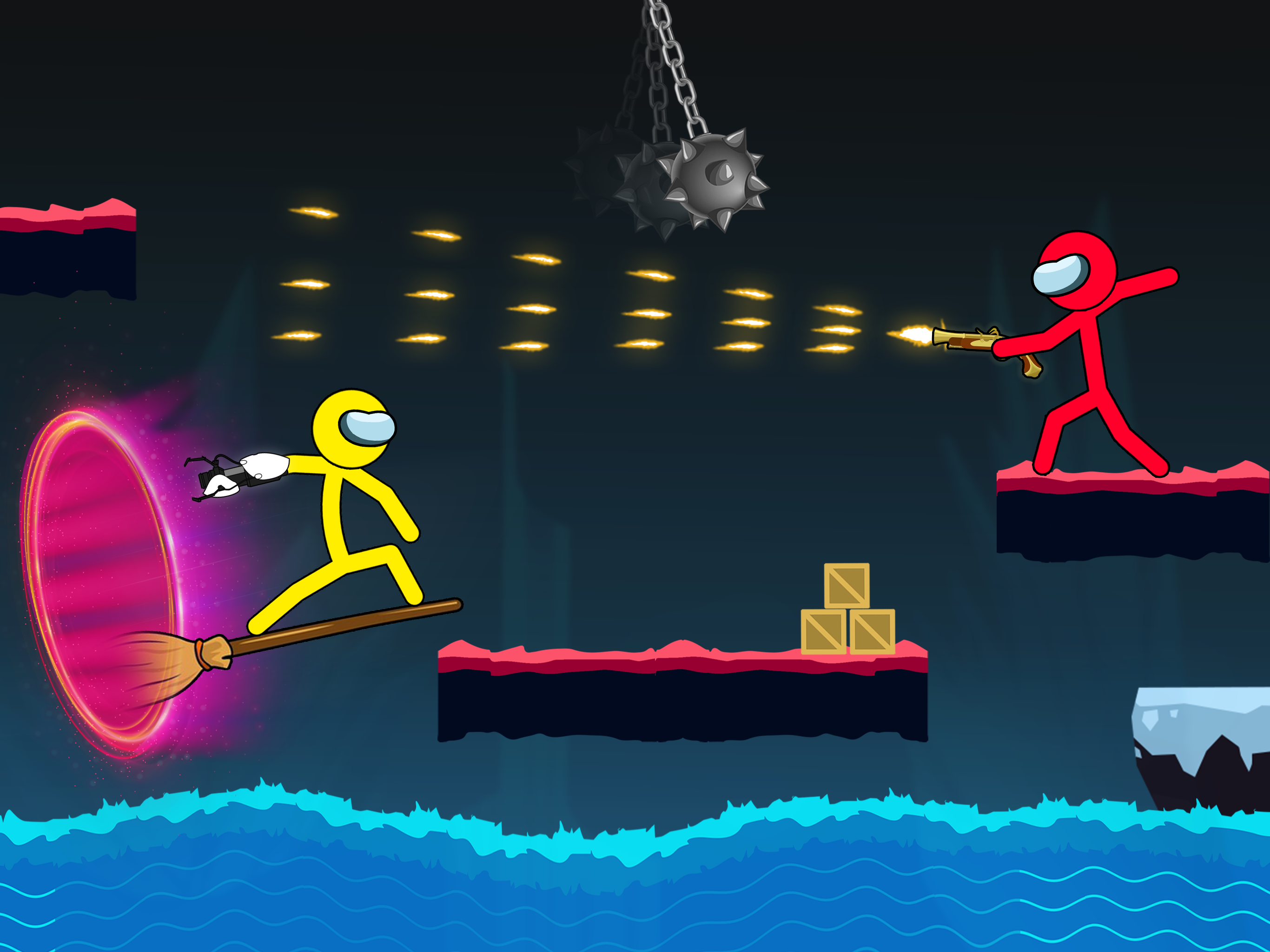 اسکرین شات 2 بازی Stick-man Fighting Games