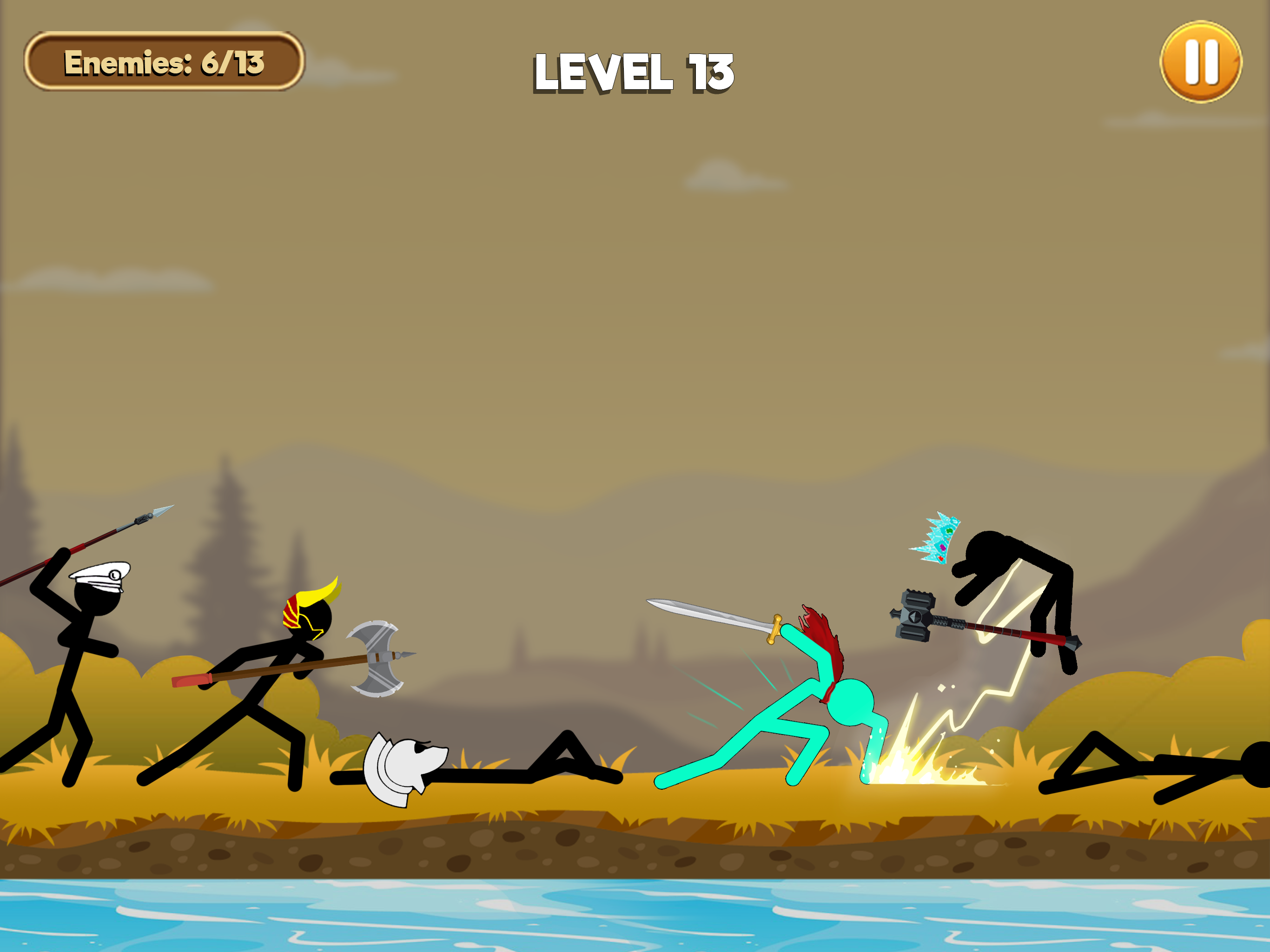 اسکرین شات 6 بازی Stick Ninja: Stickman Battle