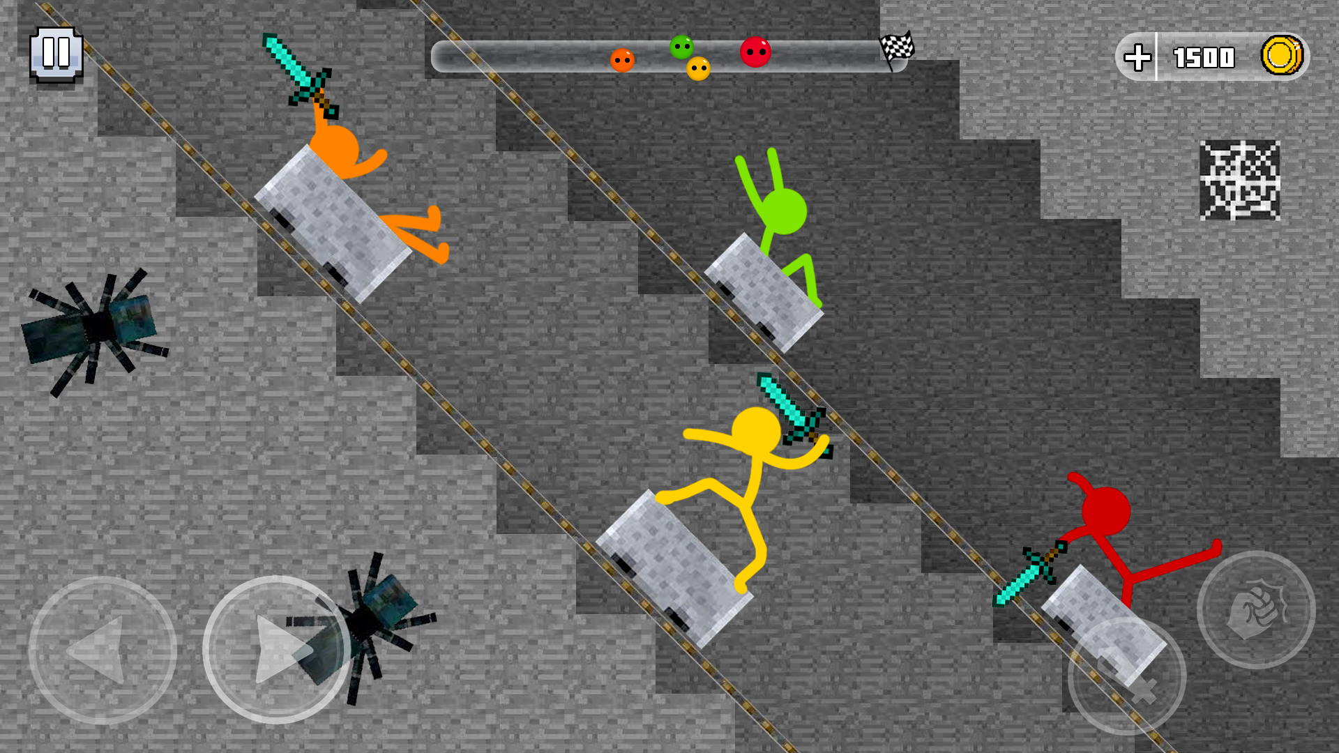 اسکرین شات 1 بازی Stick-man Parkour Run