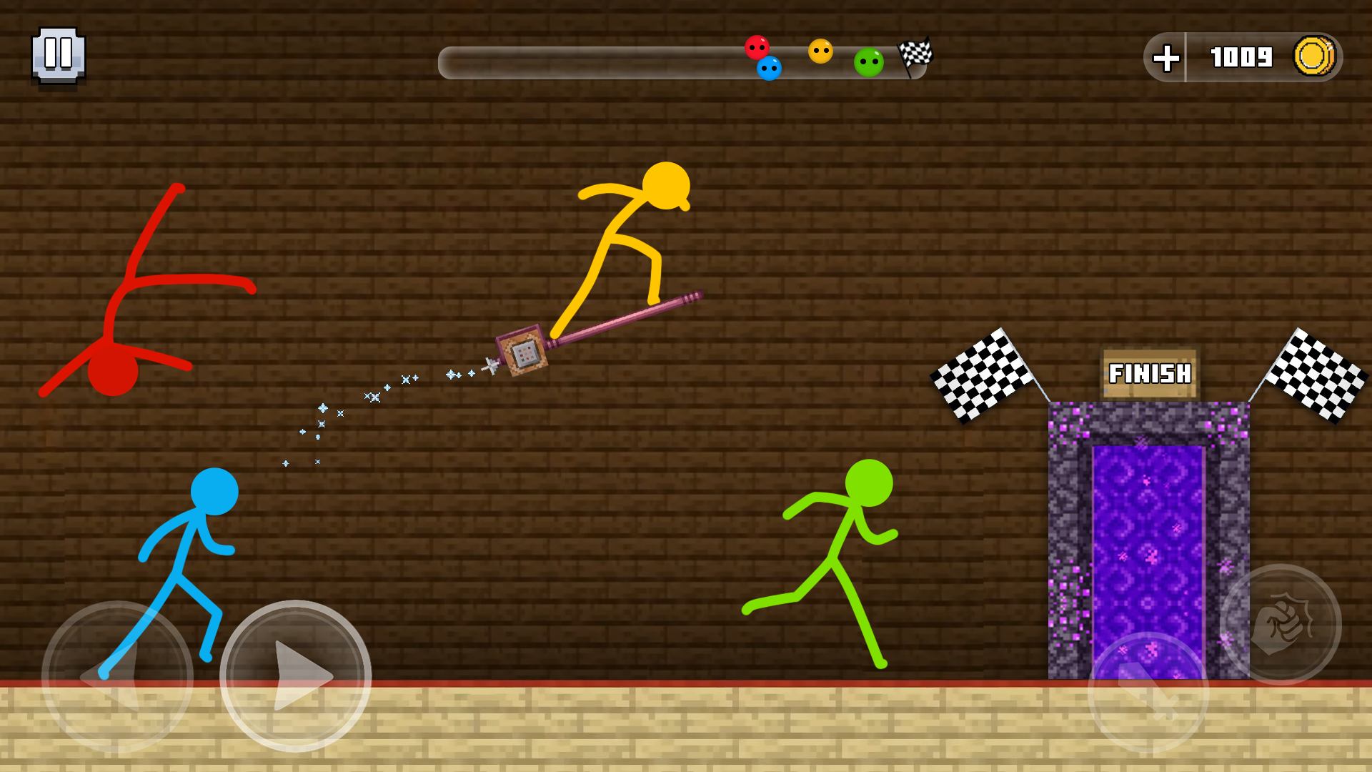 اسکرین شات 4 بازی Stick-man Parkour Run