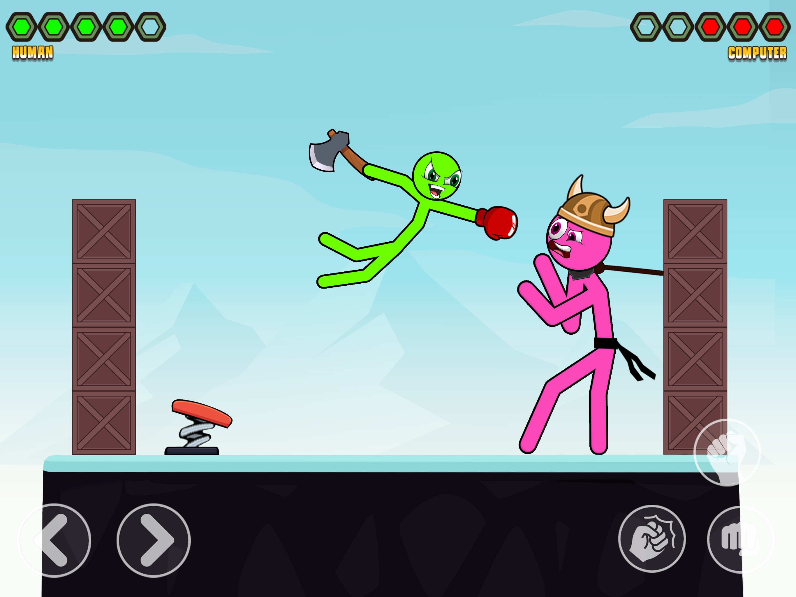 اسکرین شات 3 بازی Stick man Boxing Death Punch