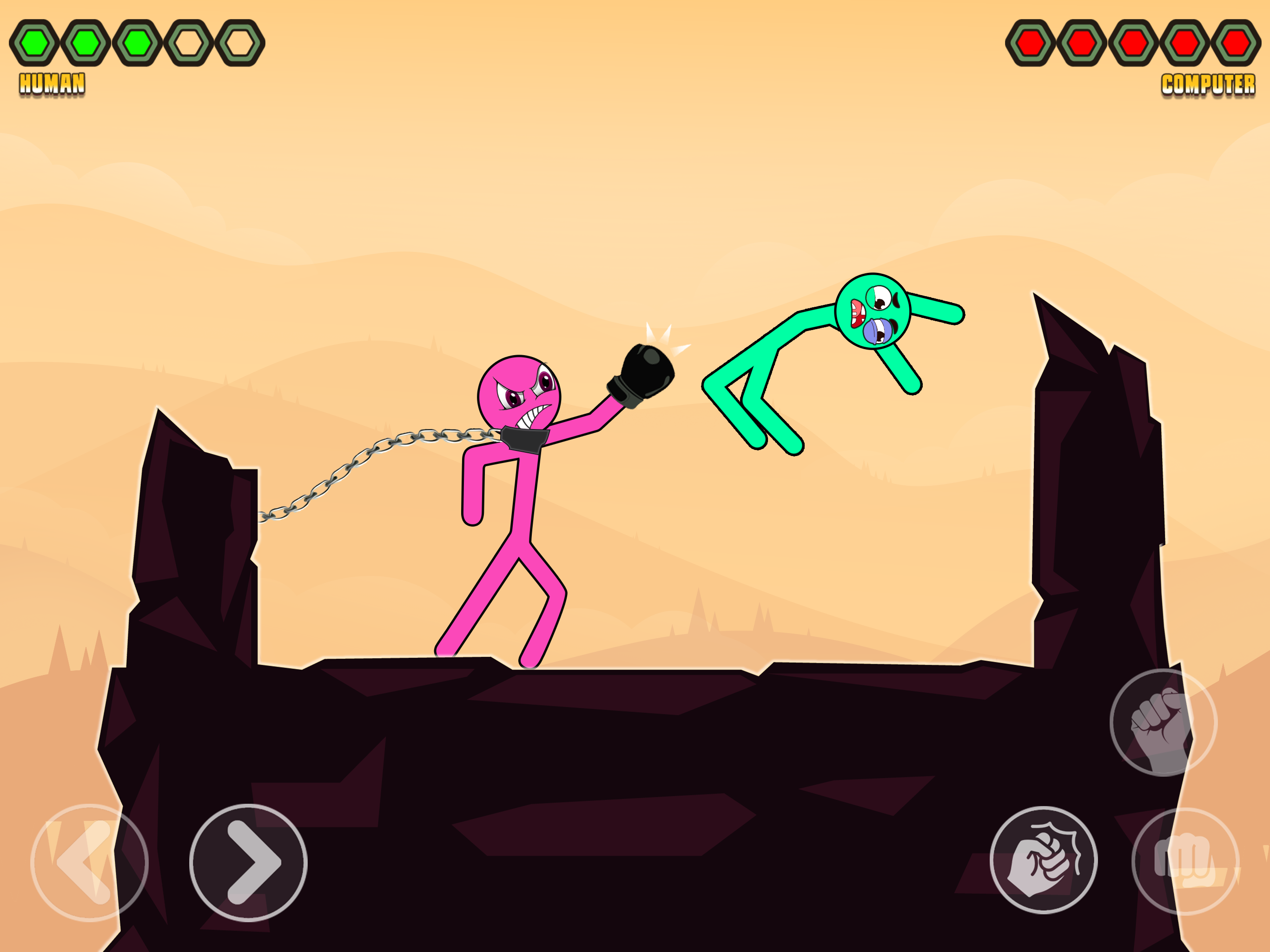 اسکرین شات 1 بازی Stick man Boxing Death Punch