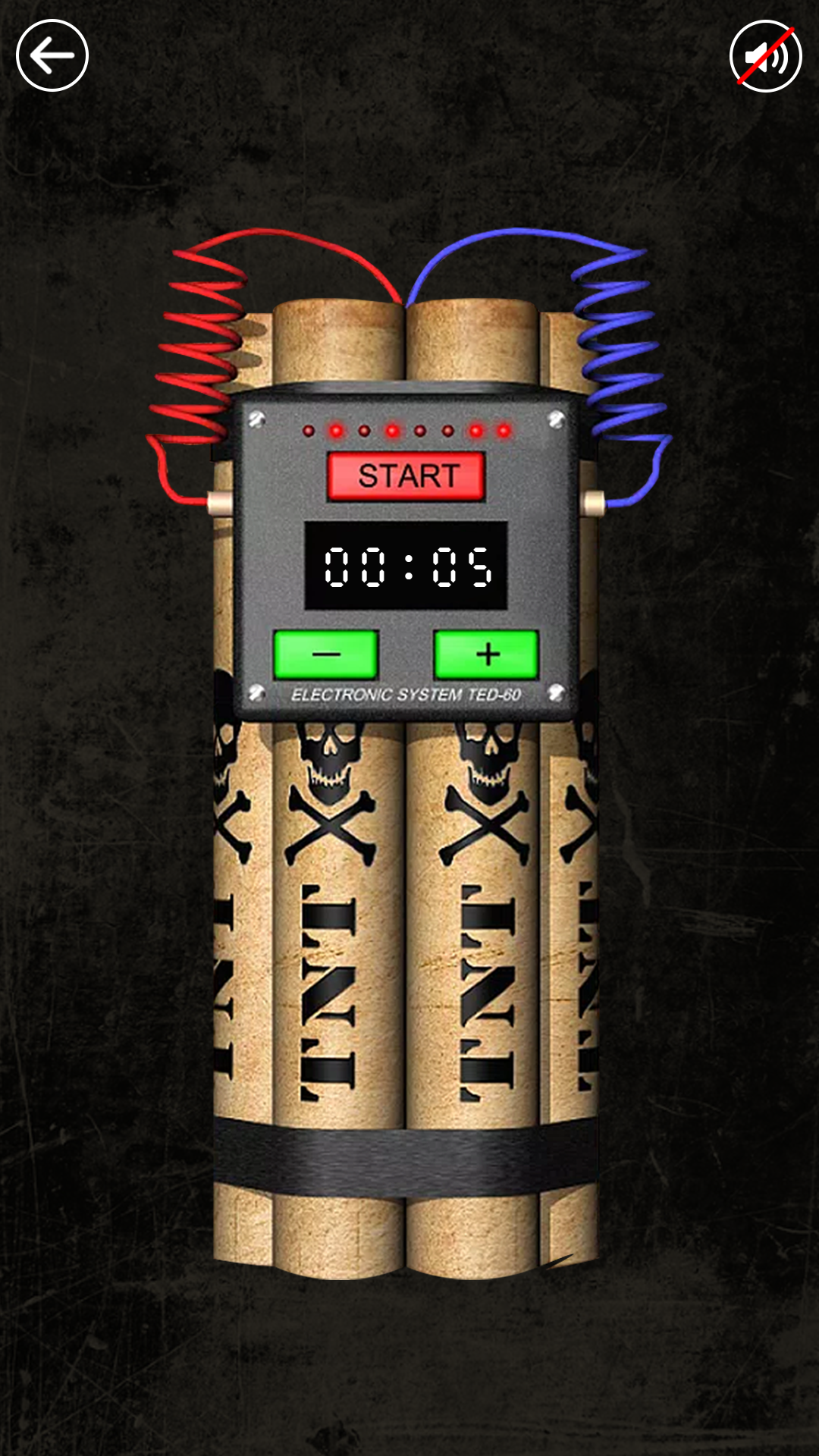 اسکرین شات 2 بازی Timer Bomb- Crack Screen Prank