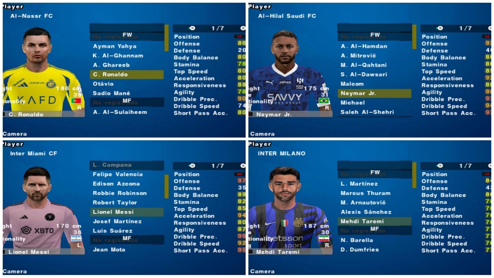 اسکرین شات 5 بازی شبیه ساز eFootball PES 2025 : لیگ برتر و آسیا