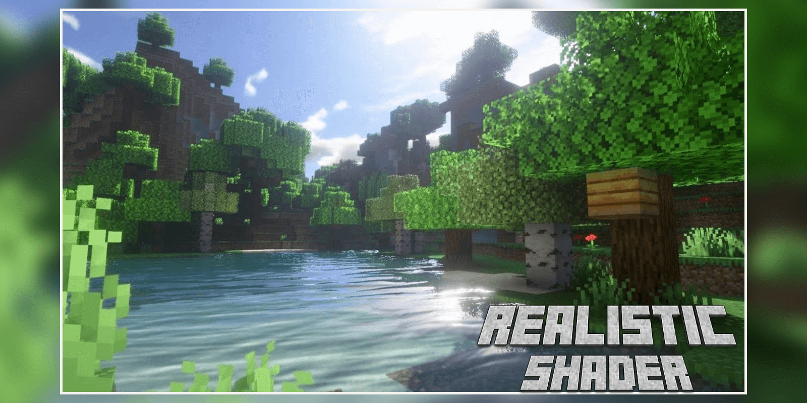 اسکرین شات 1 برنامه Realistic shader mods. Shaders for MCPE
