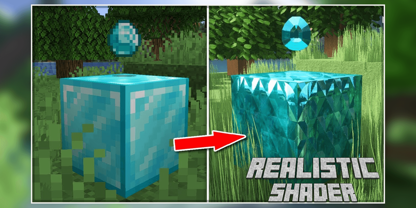 اسکرین شات 3 برنامه Realistic shader mods. Shaders for MCPE