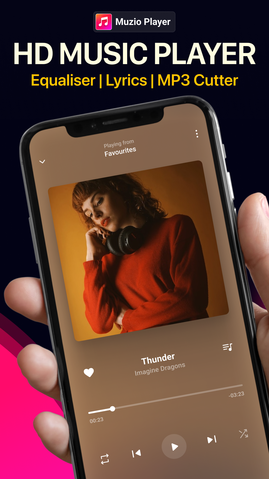 اسکرین شات 1 برنامه Music Player - MP3 Player
