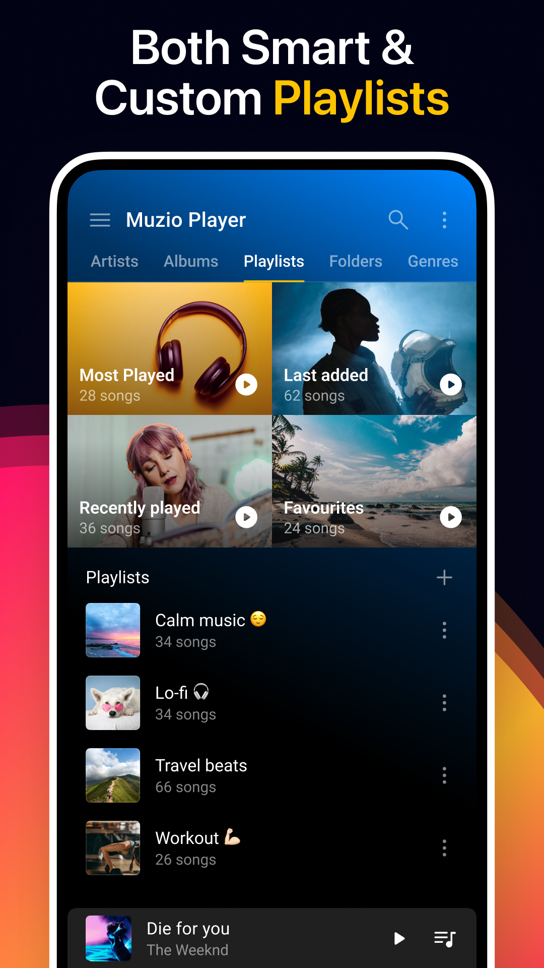 اسکرین شات 4 برنامه Music Player - MP3 Player