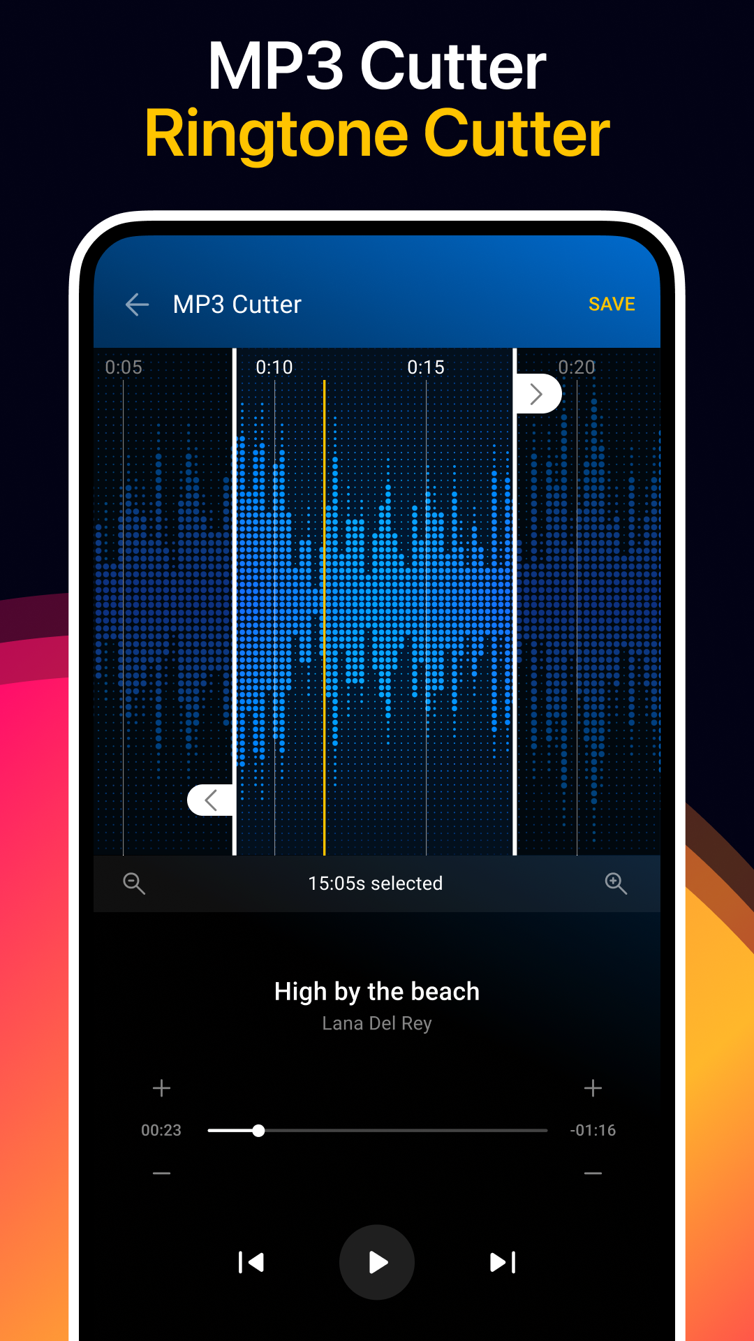 اسکرین شات 6 برنامه Music Player - MP3 Player
