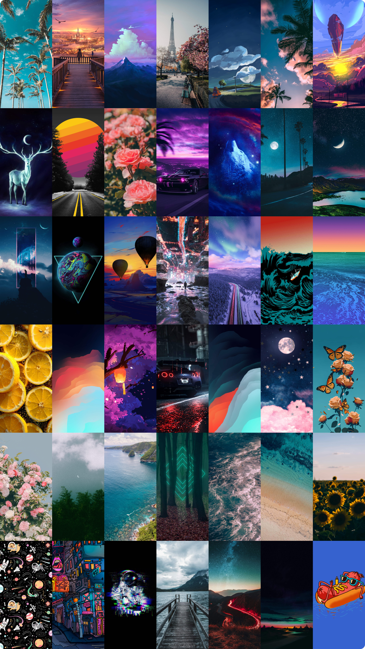 اسکرین شات 7 برنامه Walli - Stunning 4K Wallpapers