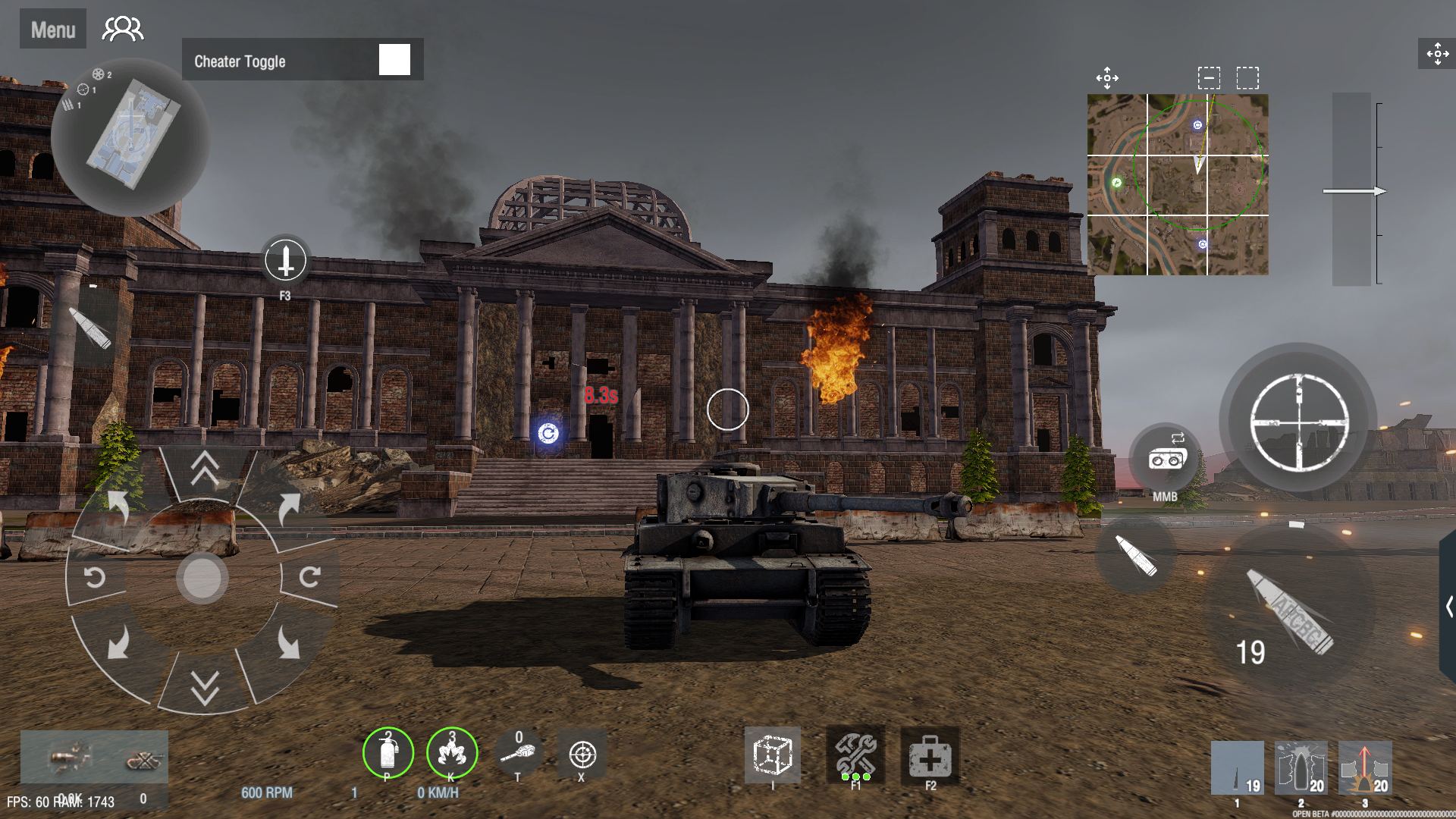 اسکرین شات 4 بازی Panzer War