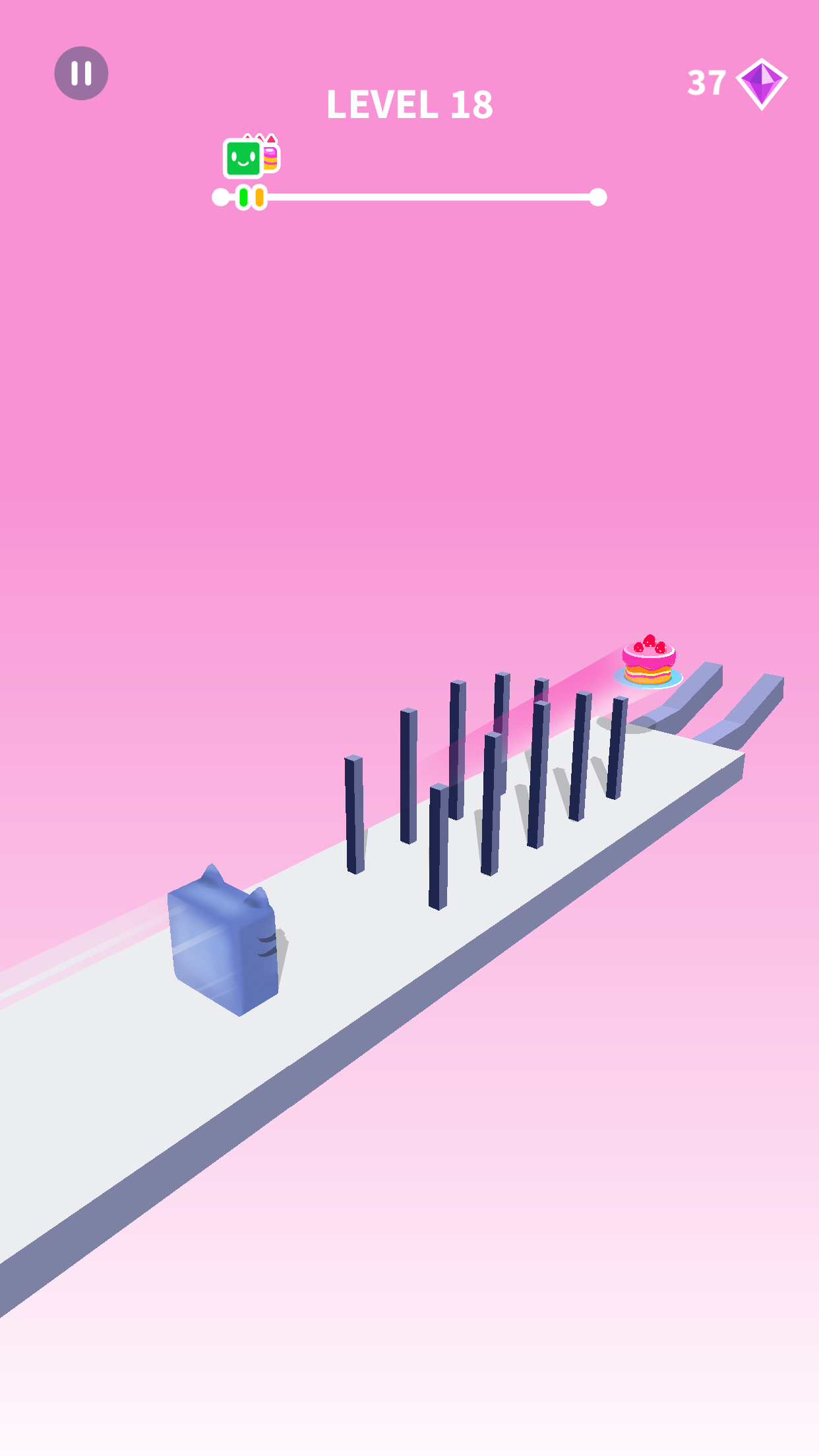 اسکرین شات 2 بازی Jelly Shift - Obstacle Course