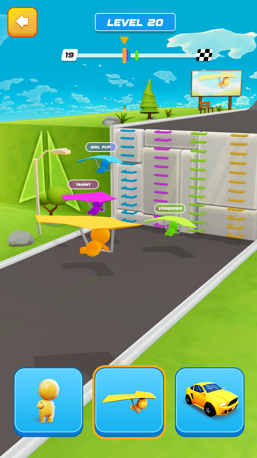 اسکرین شات 3 بازی Shape Transforming: Shape Race