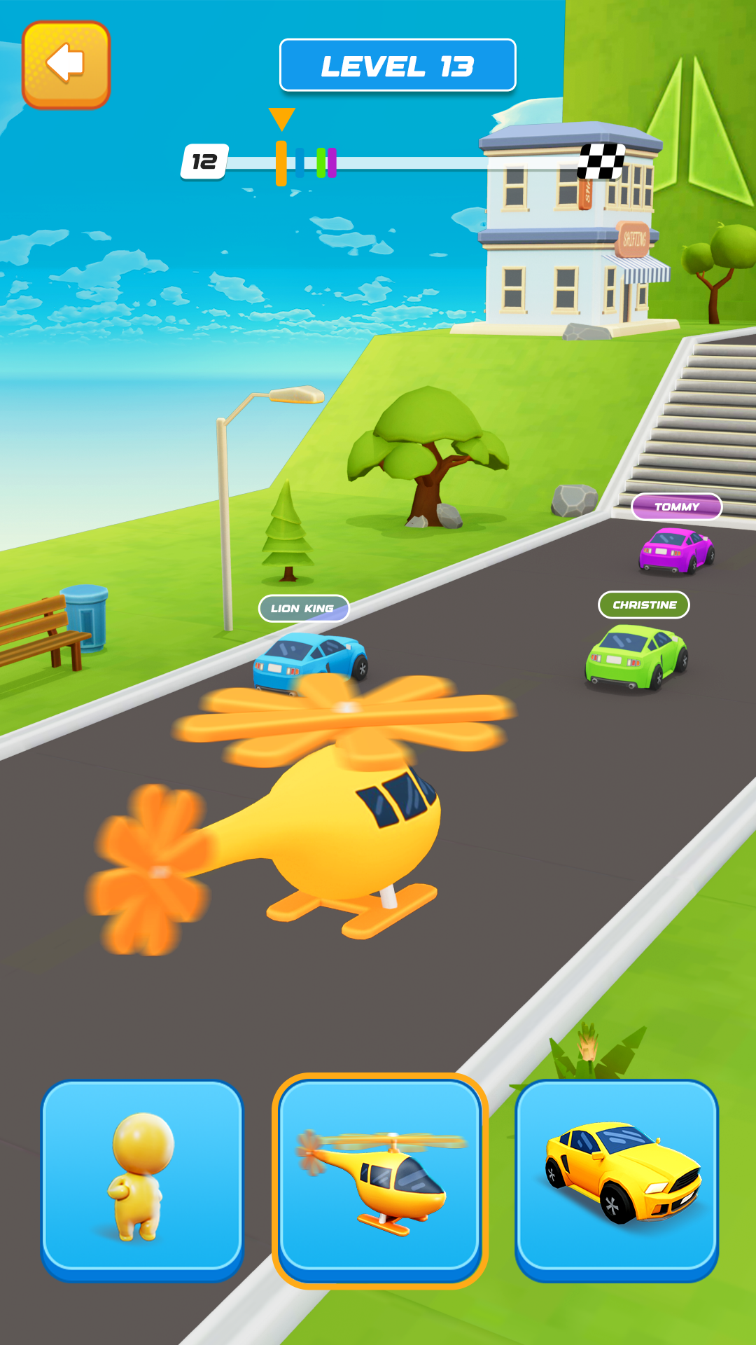اسکرین شات 2 بازی Shape Transforming: Shape Race