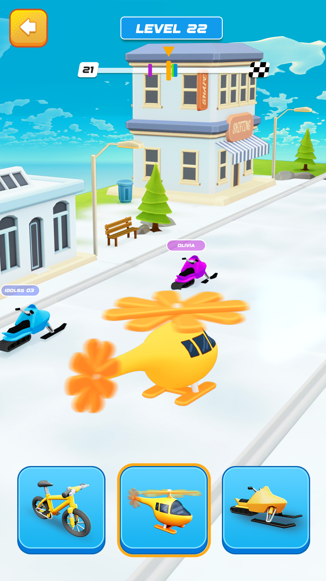 اسکرین شات 6 بازی Shape Transforming: Shape Race
