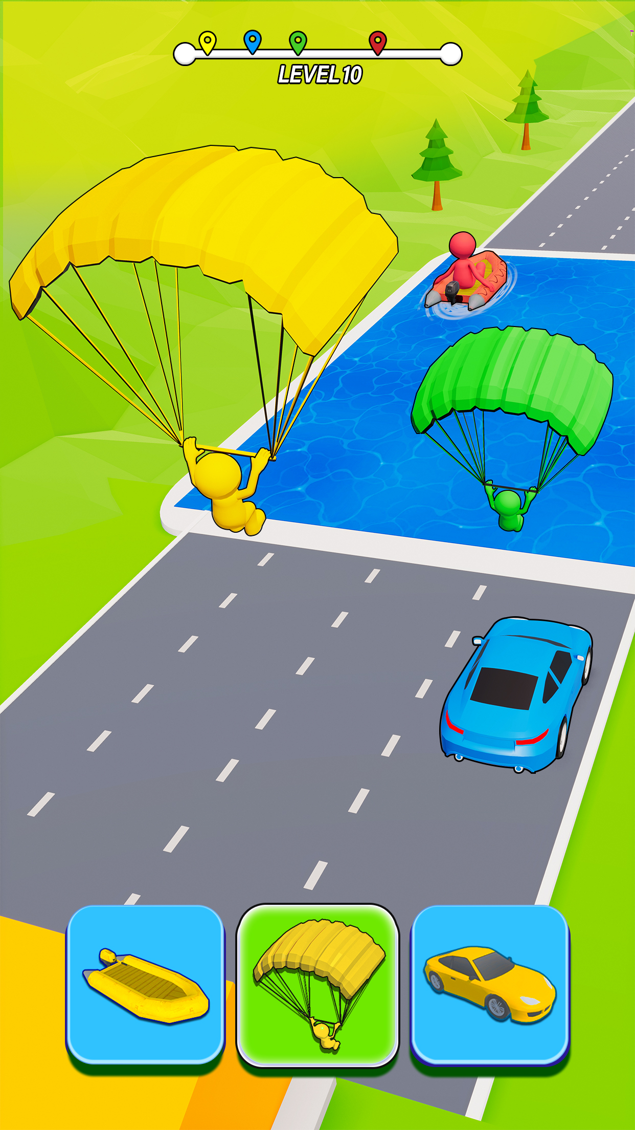 اسکرین شات 2 بازی Shape Car Transform Race