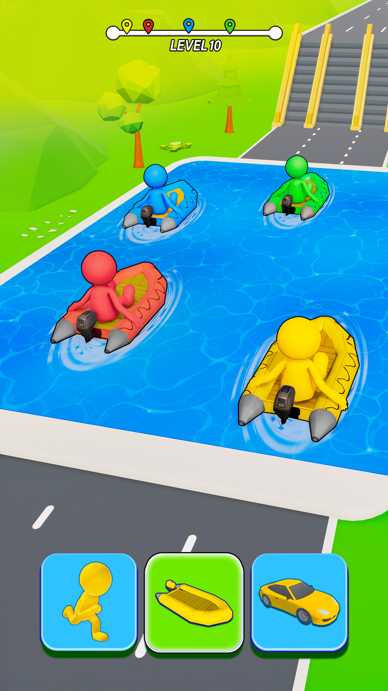 اسکرین شات 1 بازی Shape Car Transform Race