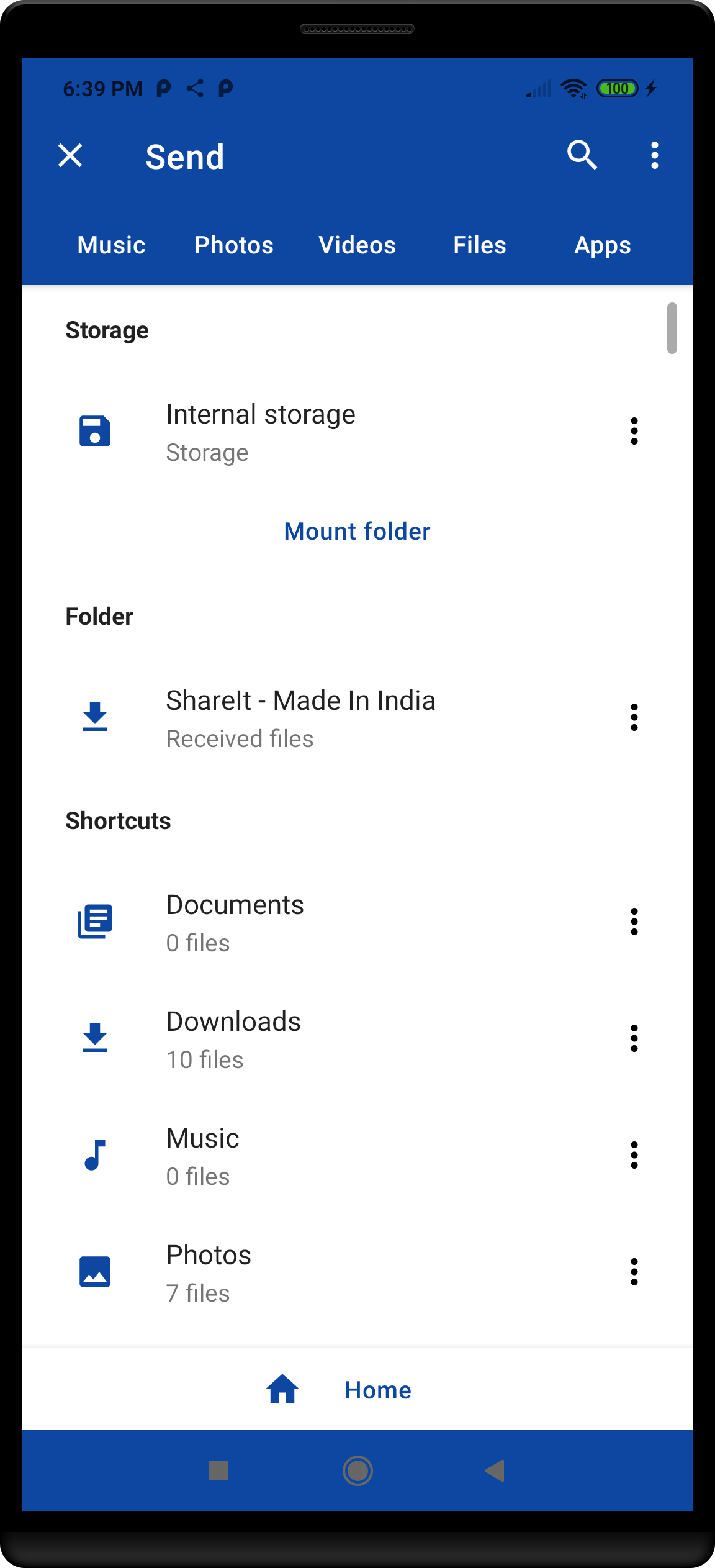 اسکرین شات 2 برنامه Xender Shareit - Share All Fil