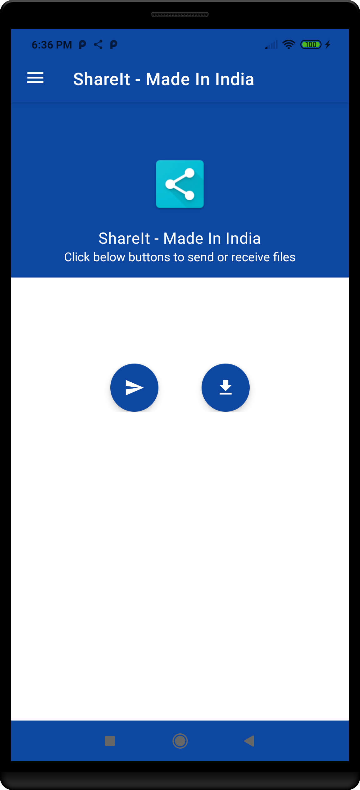اسکرین شات 1 برنامه Xender Shareit - Share All Fil