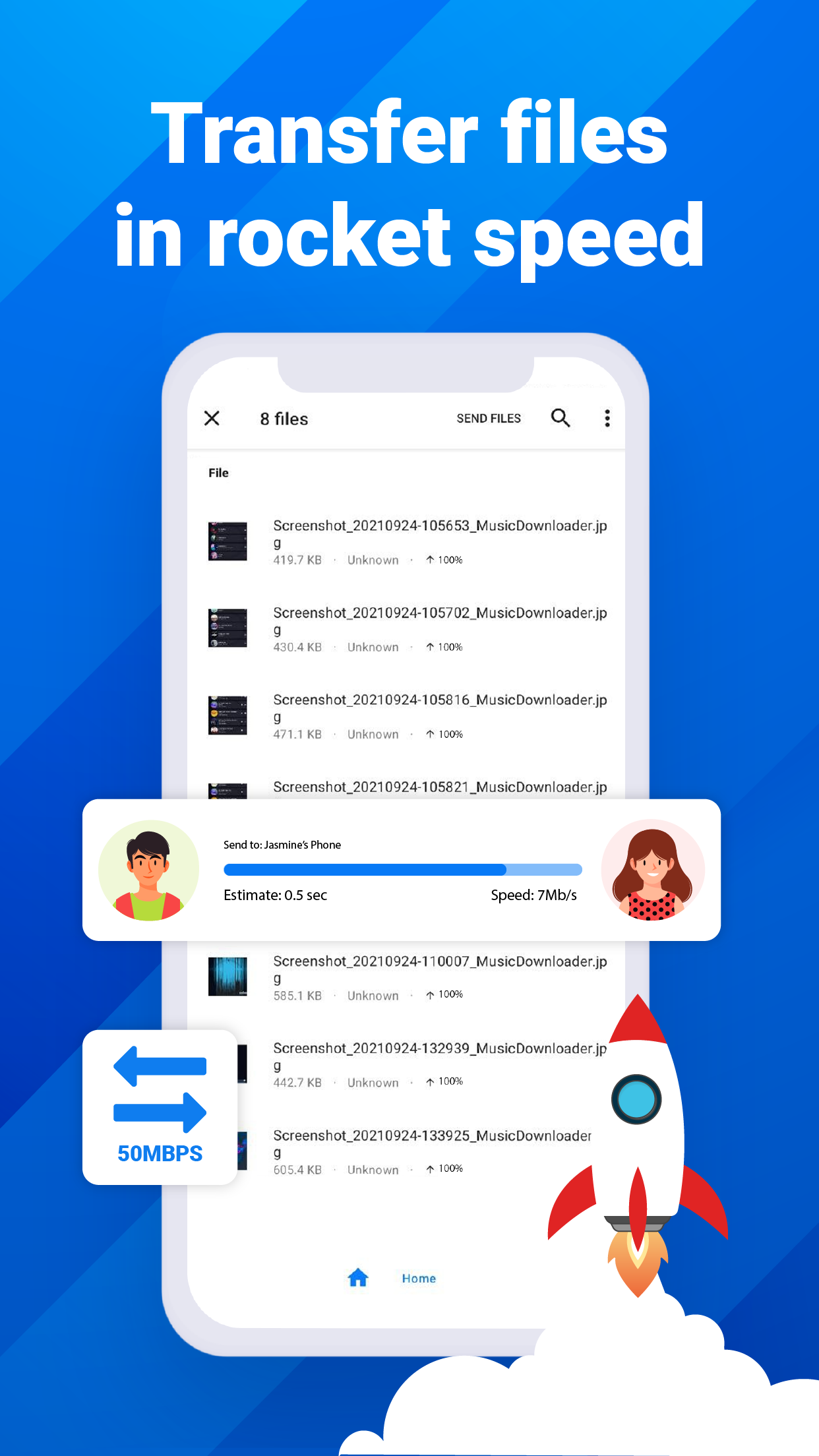 اسکرین شات برنامه Share File - Transfer Files 5