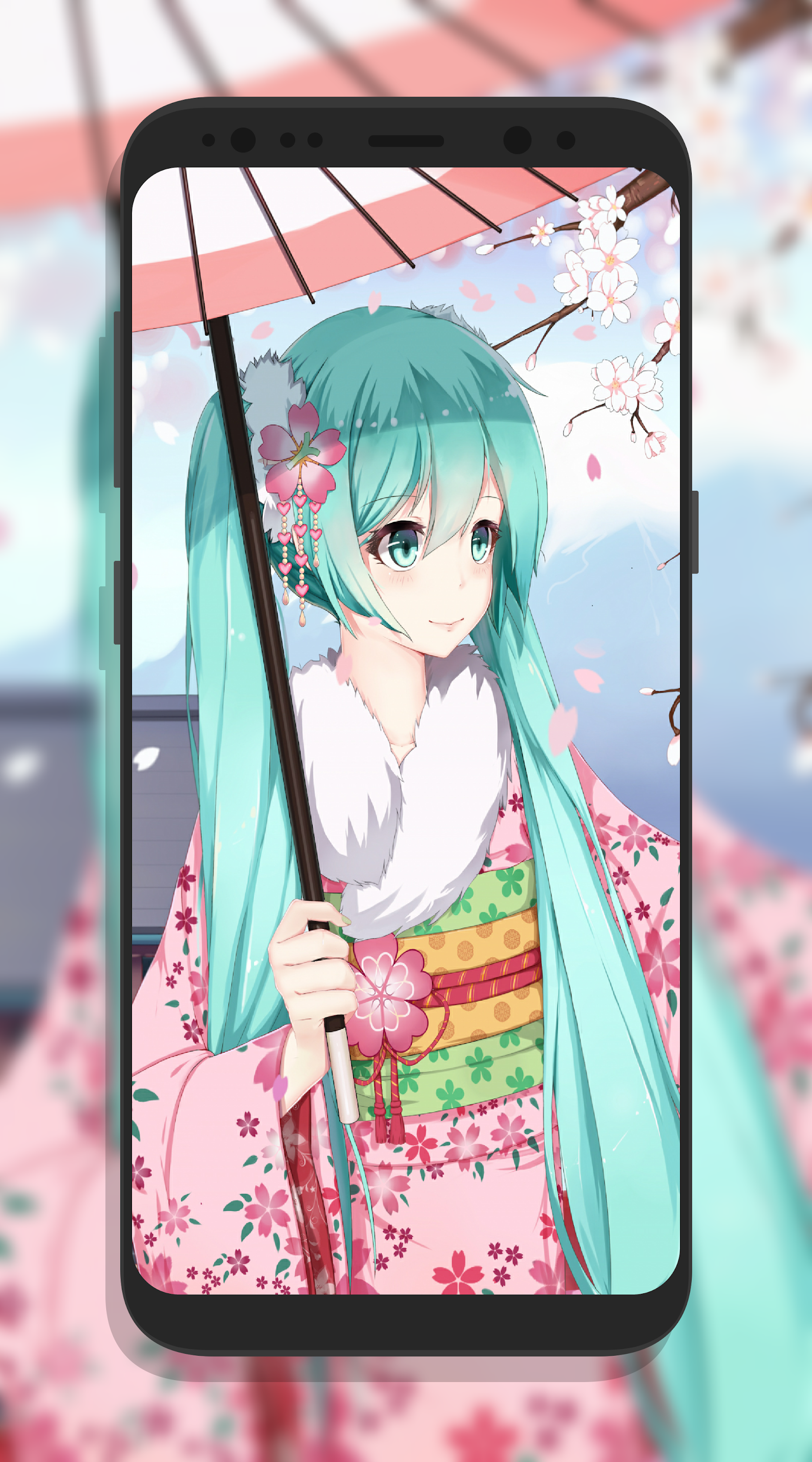 اسکرین شات 2 برنامه Anime Wallpaper