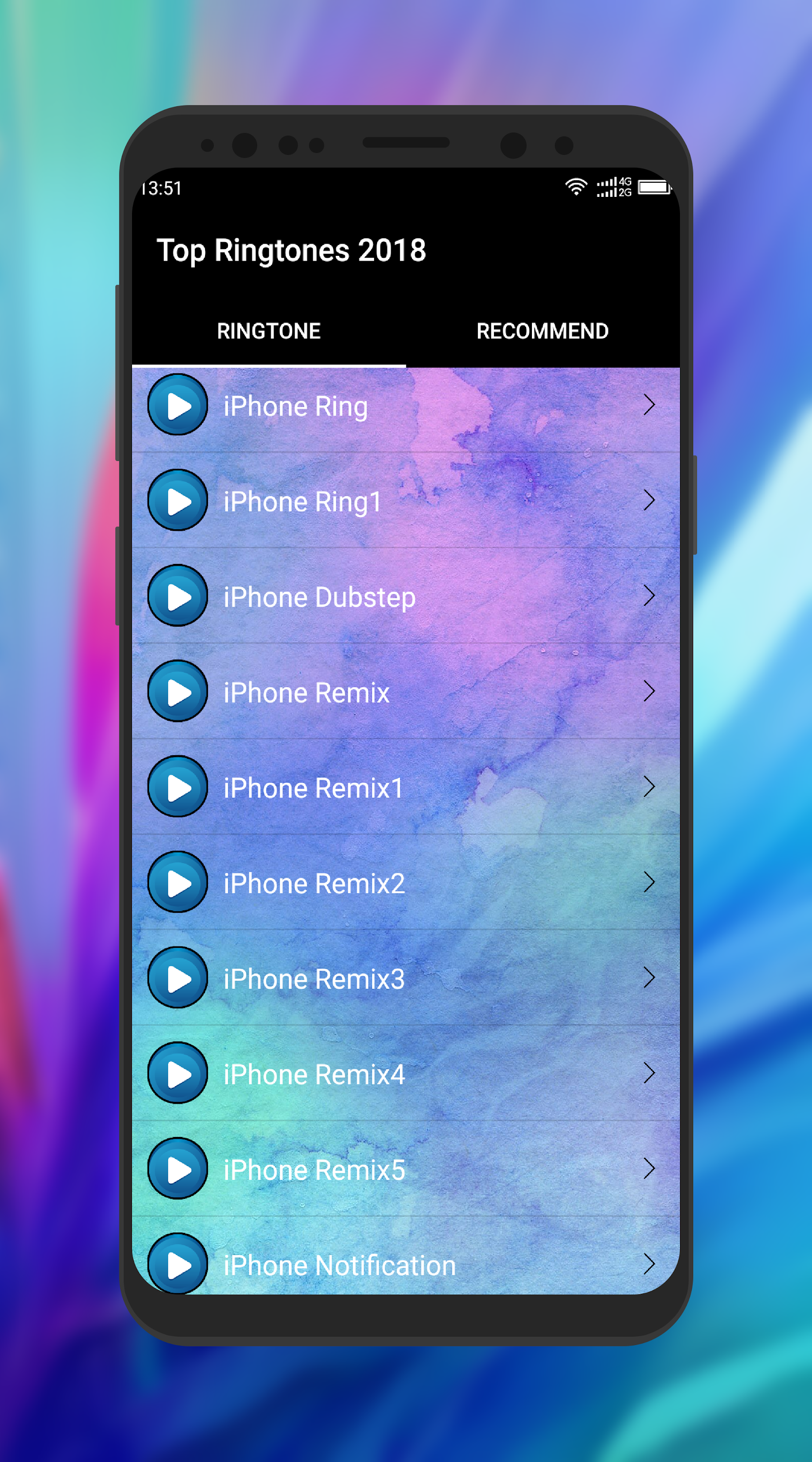 اسکرین شات 2 برنامه Pop Ringtones 2023