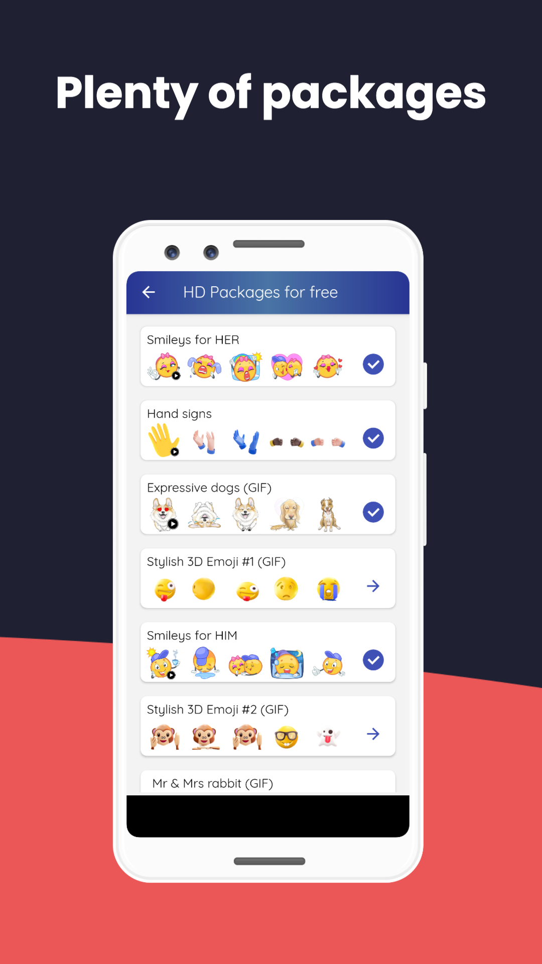 اسکرین شات 3 برنامه GIF stickers for WhatsApp