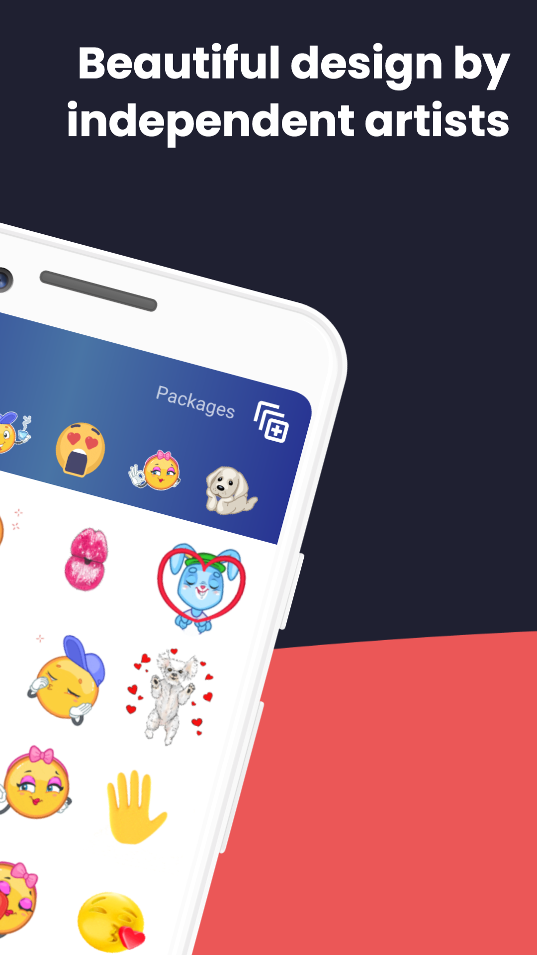 اسکرین شات 2 برنامه GIF stickers for WhatsApp