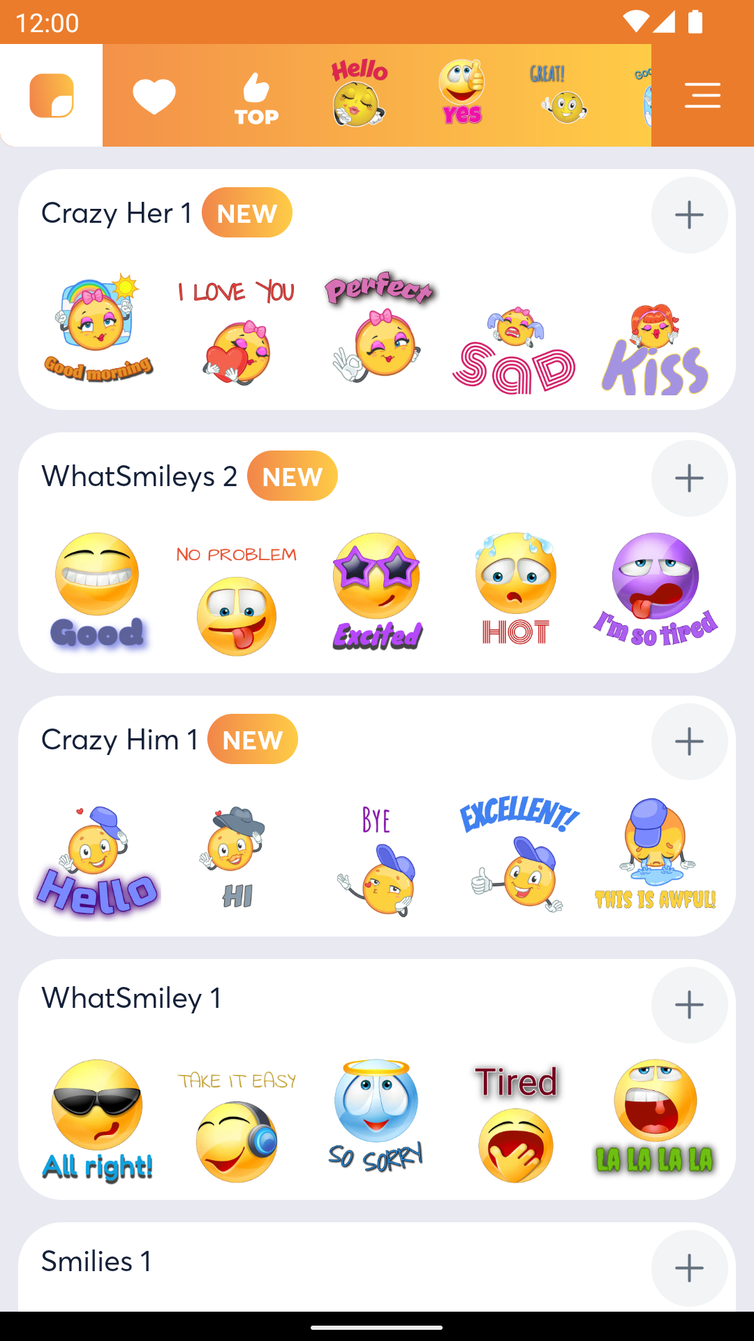 اسکرین شات 3 برنامه Text Smiley stickers WASticker