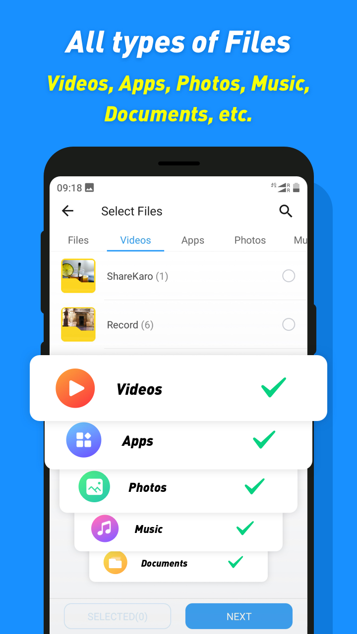 اسکرین شات 6 برنامه ShareKaro:File Share & Manager