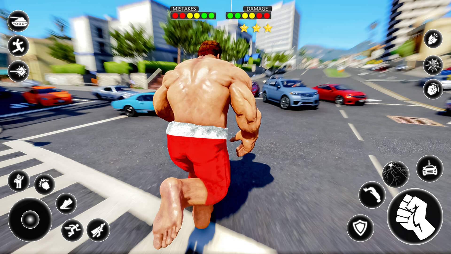 اسکرین شات 2 برنامه Grand Monster Rope hero Game