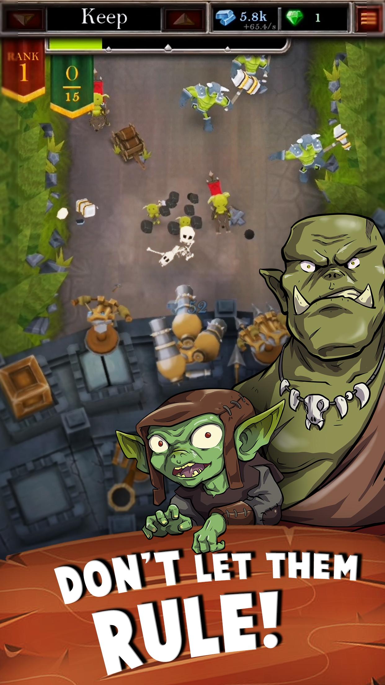 اسکرین شات 1 بازی Castle Fusion Idle Clicker