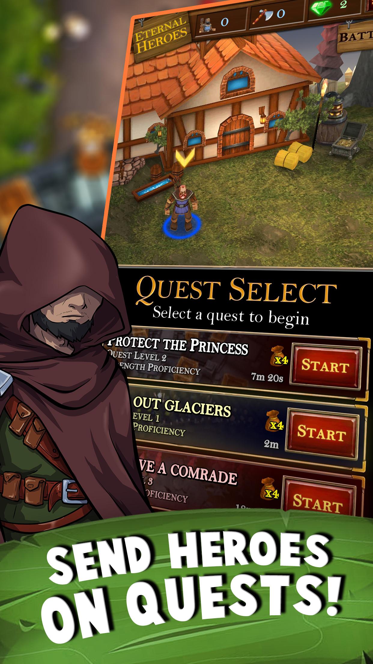 اسکرین شات 2 بازی Castle Fusion Idle Clicker