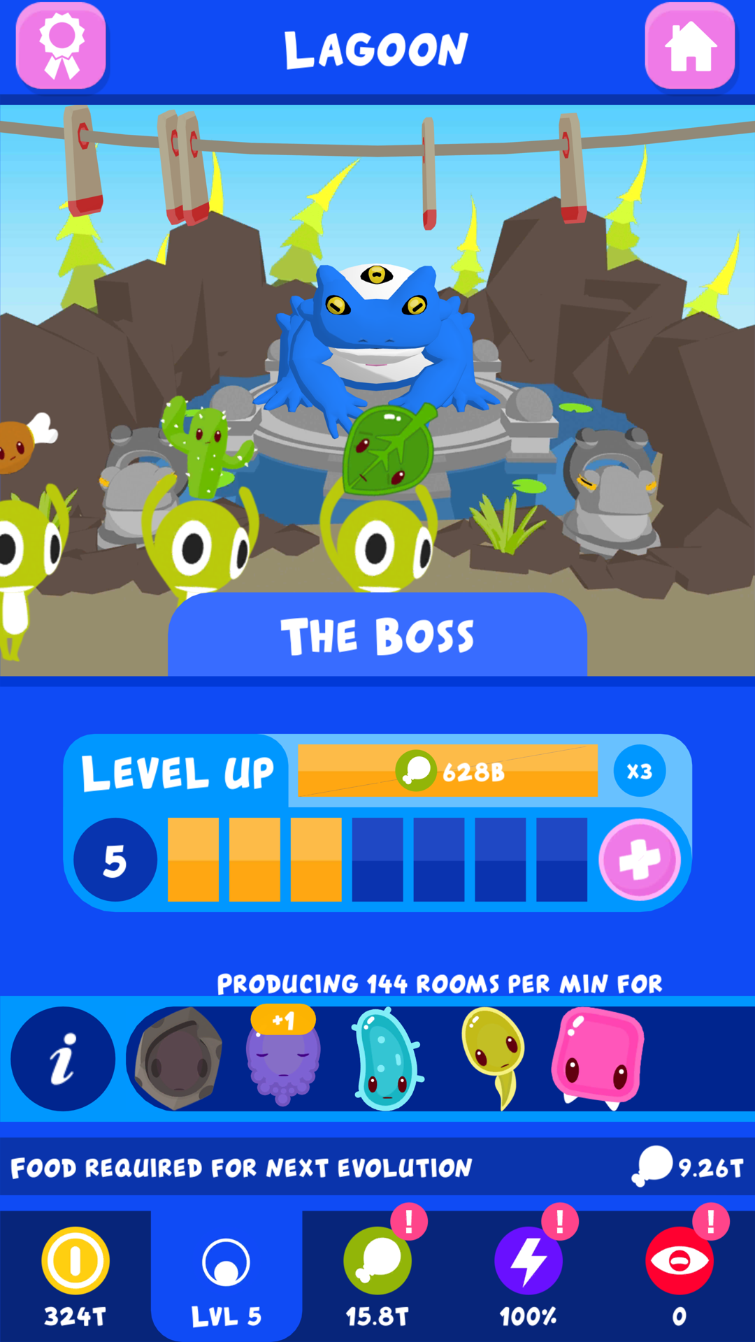 اسکرین شات 3 بازی Hotel Slime - Clicker Game