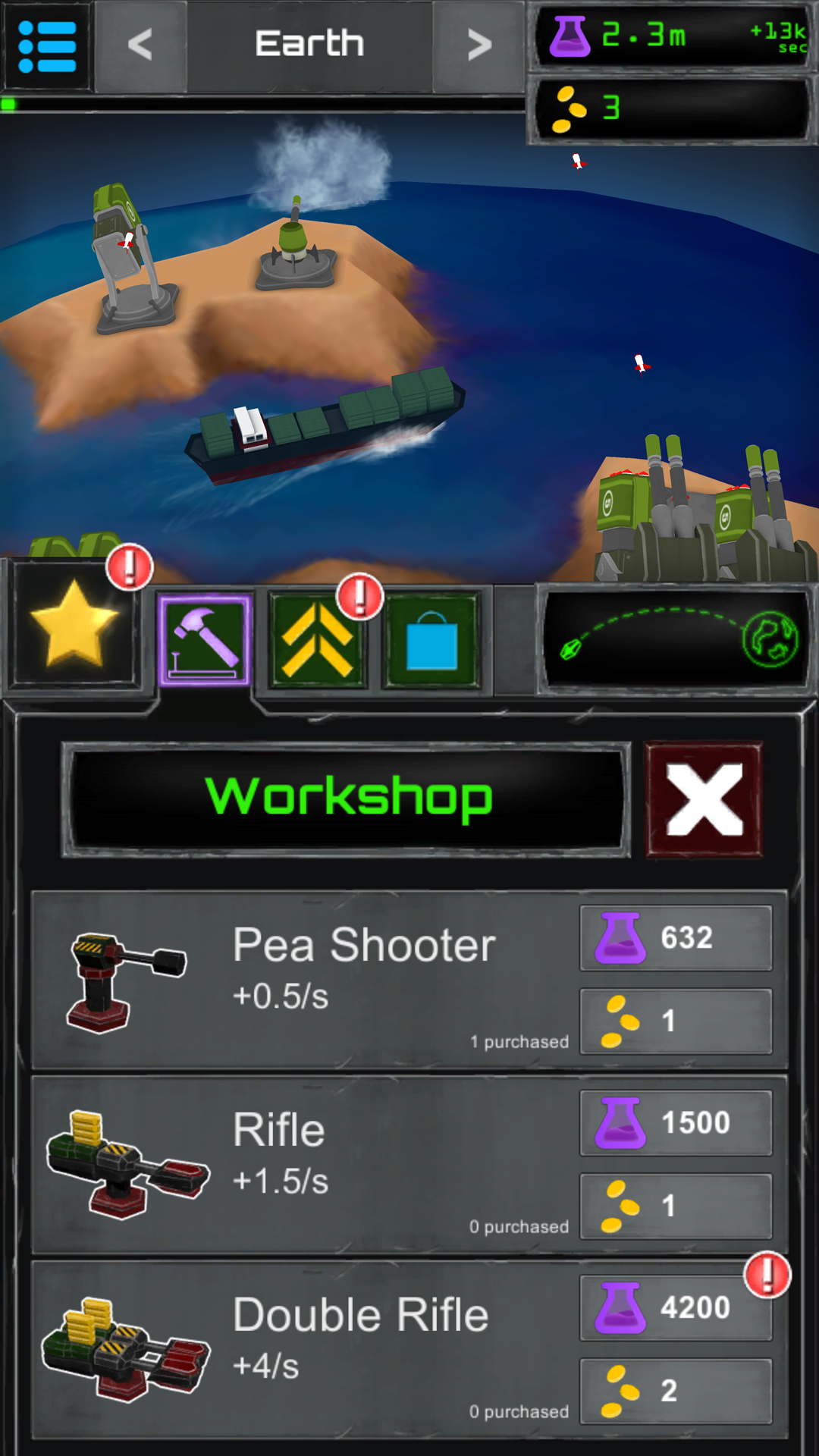 اسکرین شات 2 بازی Turret Fusion Idle Clicker