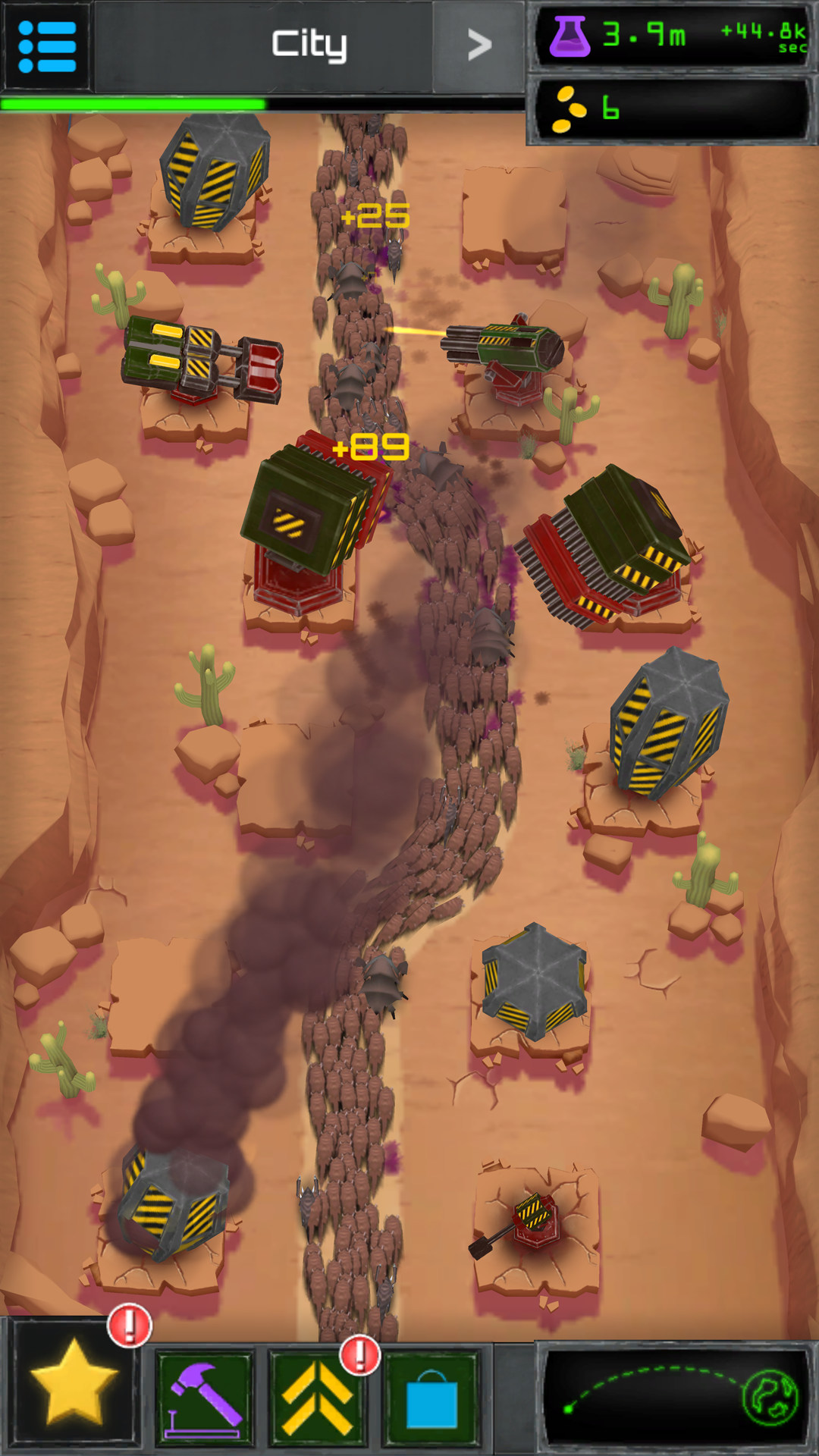 اسکرین شات 1 بازی Turret Fusion Idle Clicker
