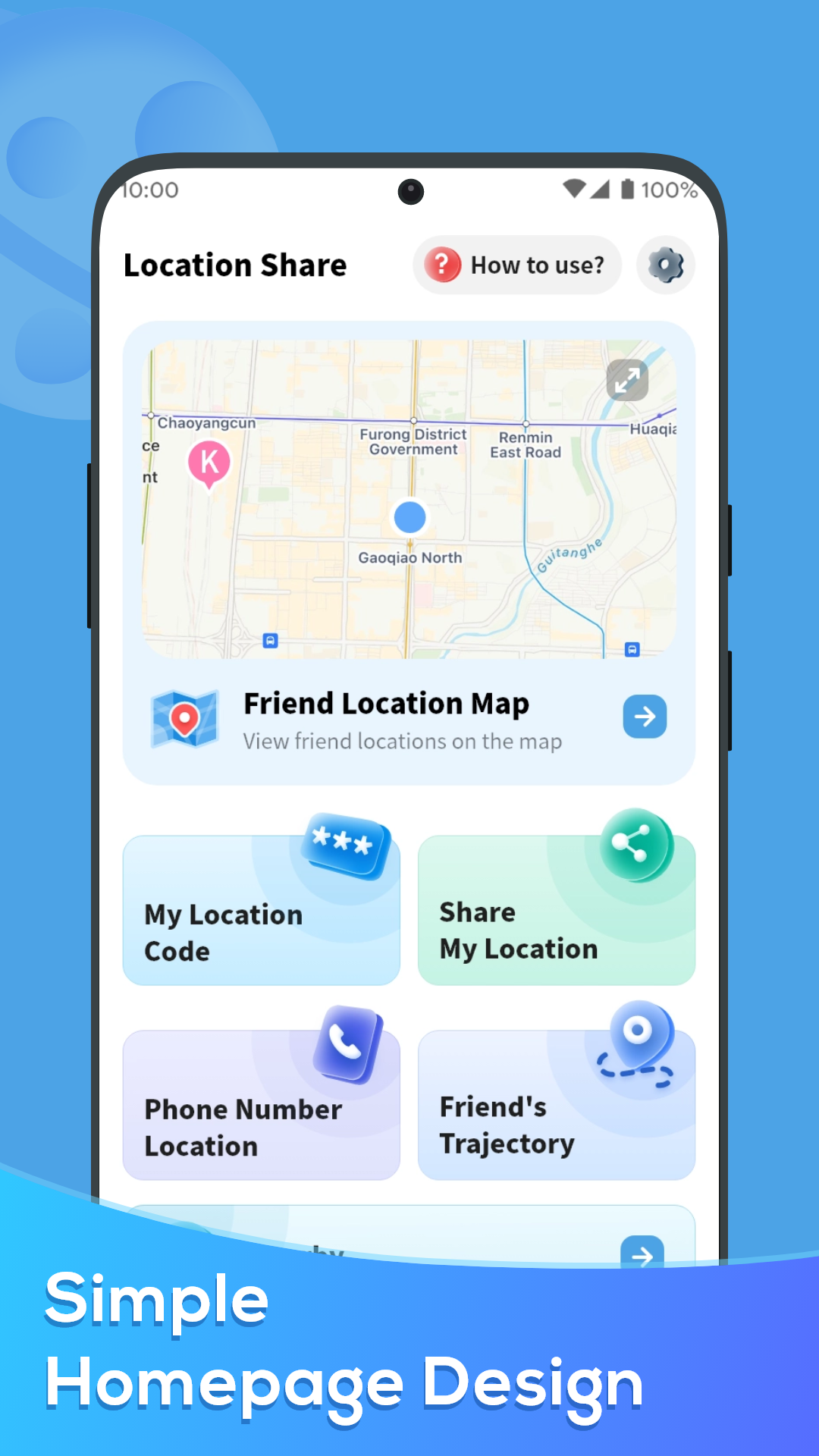 اسکرین شات 1 برنامه Location Share