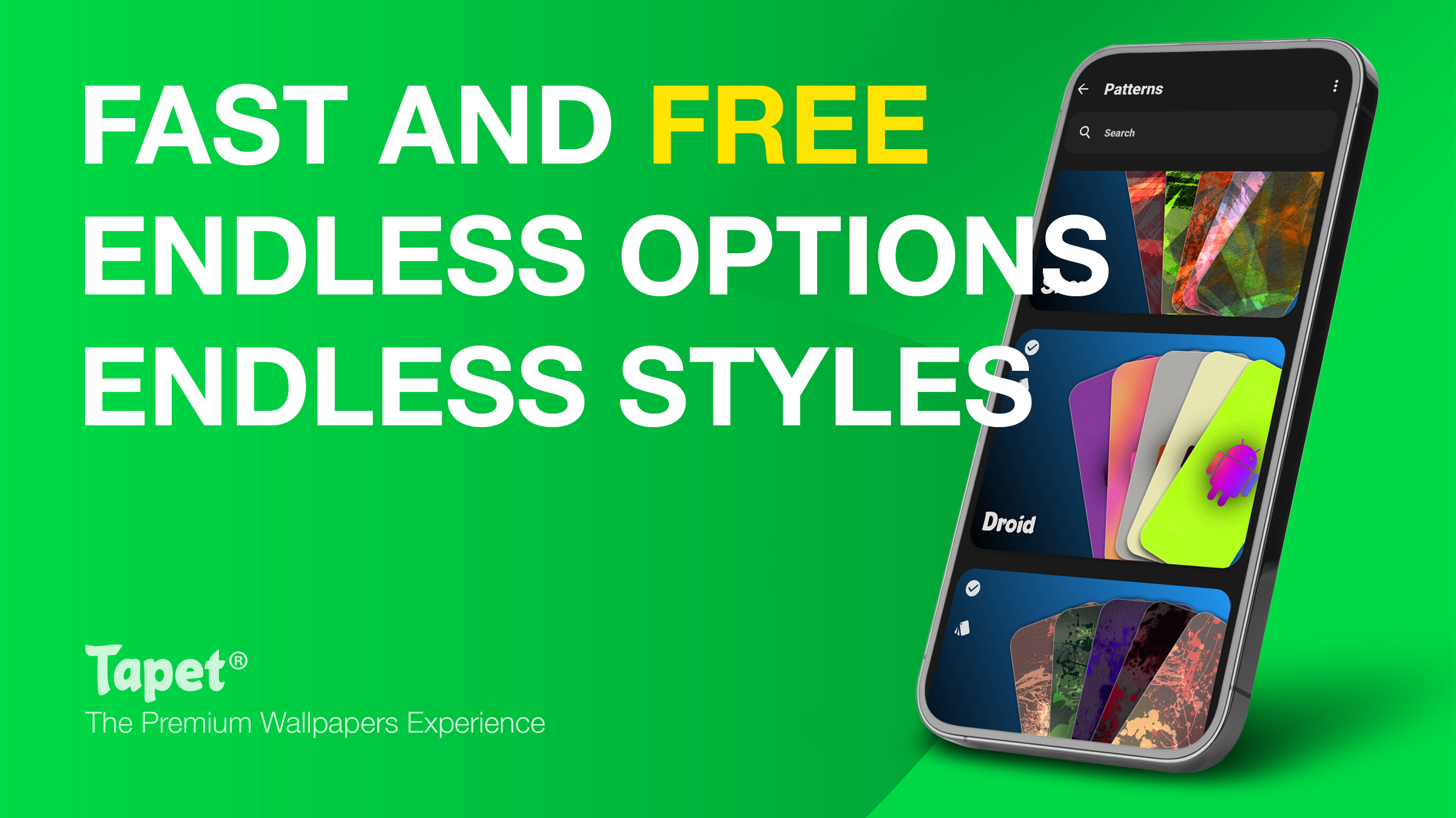 اسکرین شات 4 برنامه Tapet Wallpapers Generator