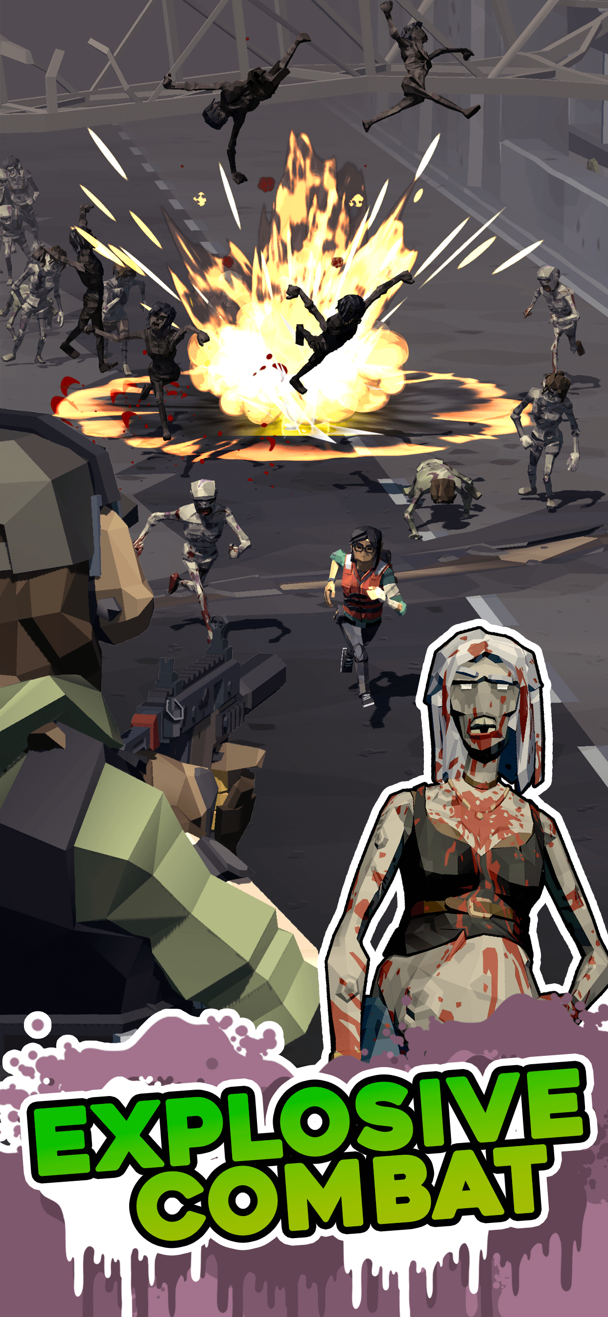 اسکرین شات 2 بازی Zombie Chopper 3D