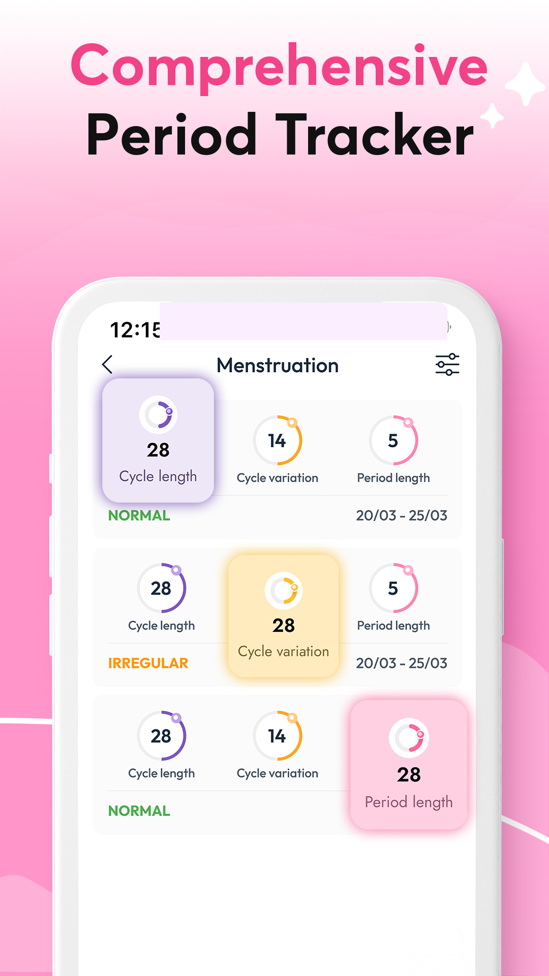 اسکرین شات 8 برنامه She Period & Pregnancy Tracker