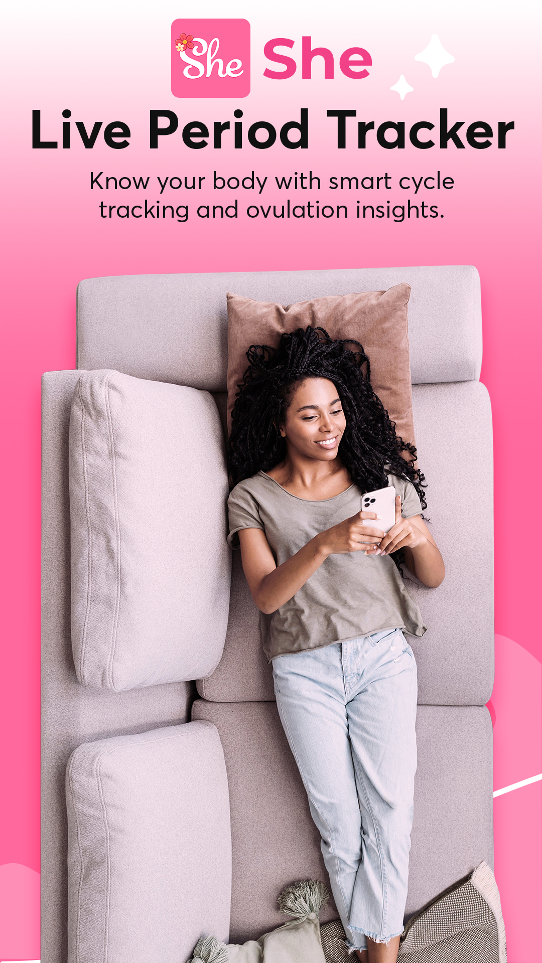 اسکرین شات 1 برنامه She Period & Pregnancy Tracker