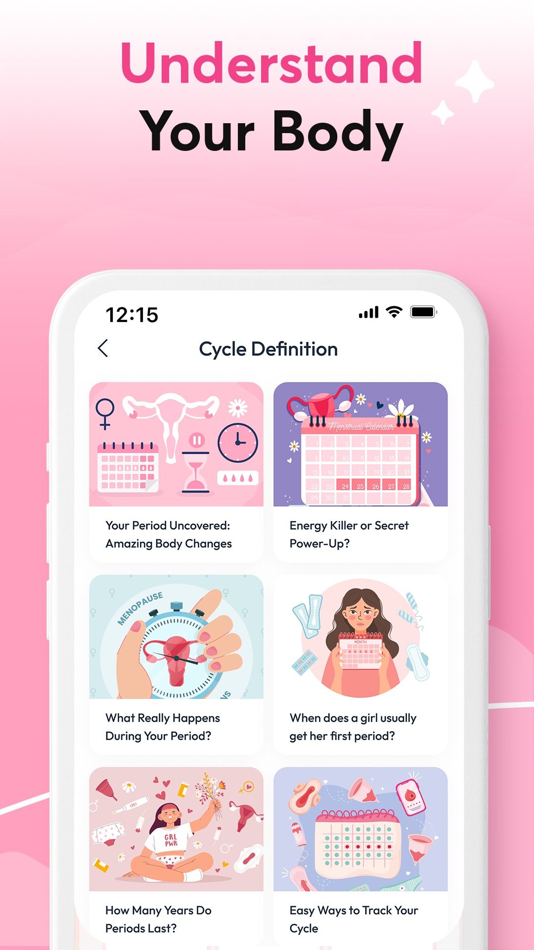 اسکرین شات 5 برنامه She Period & Pregnancy Tracker