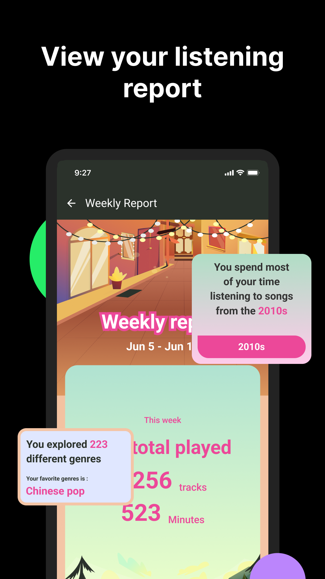 اسکرین شات 6 برنامه Airbuds Widget - Spotify Stats