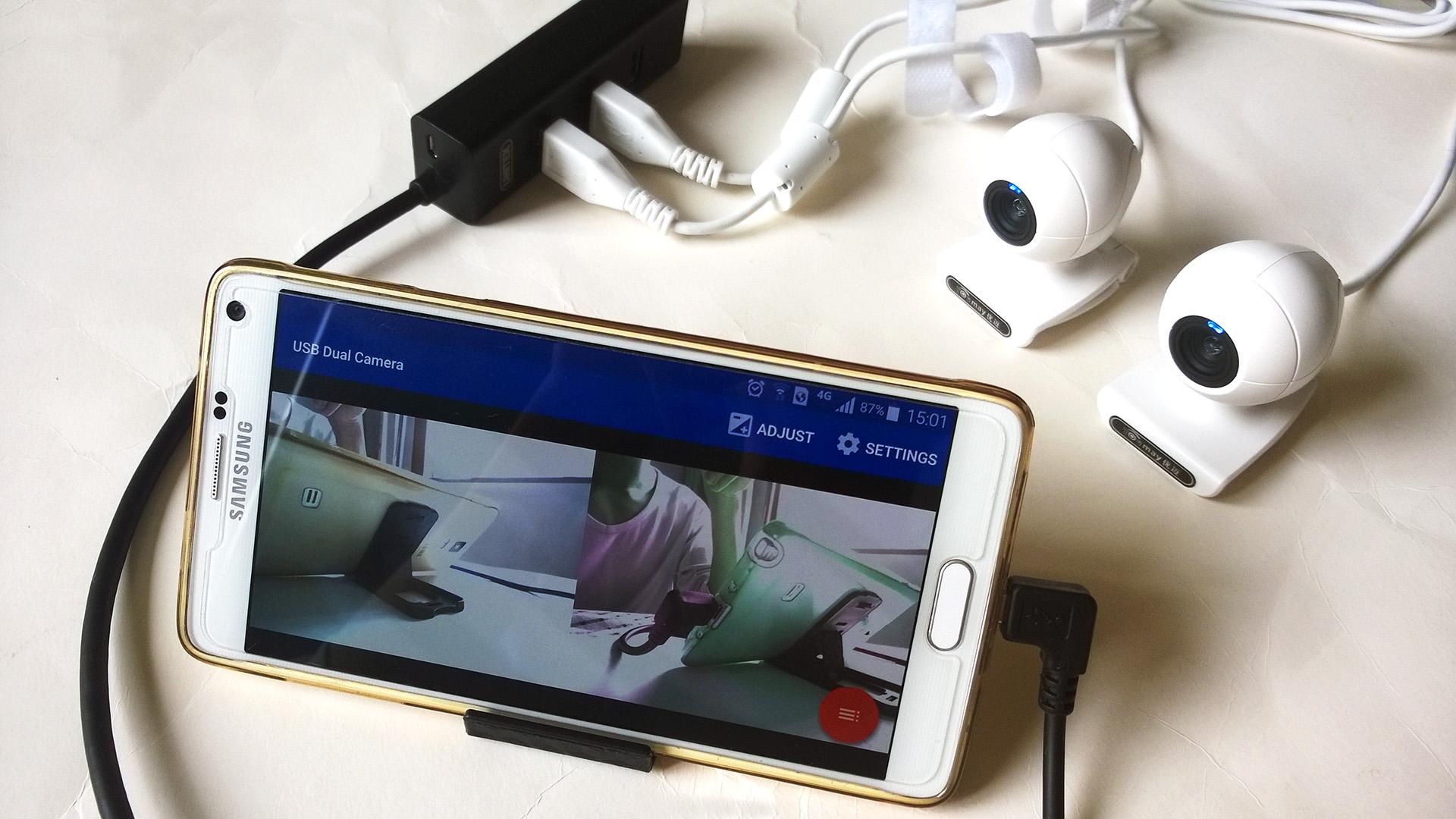 اسکرین شات 2 برنامه USB Dual Camera