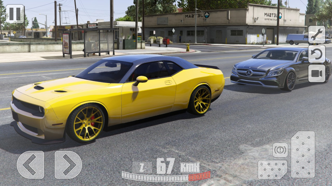 اسکرین شات 2 بازی Simulator Dodge Demon Parking