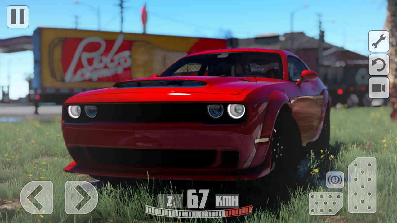 اسکرین شات 1 بازی Simulator Dodge Demon Parking