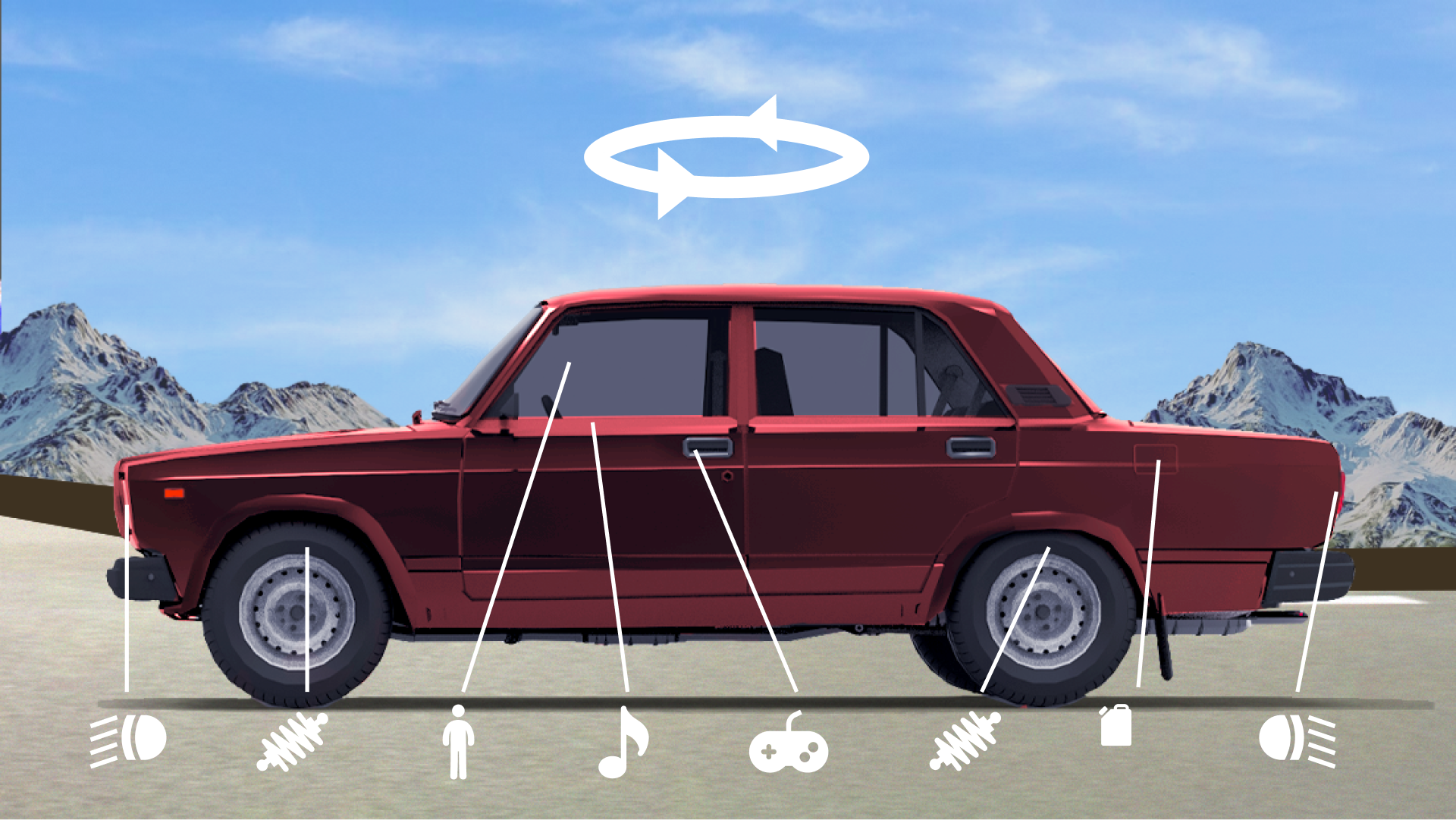 اسکرین شات 2 بازی Drive Classic VAZ 2107 Parking