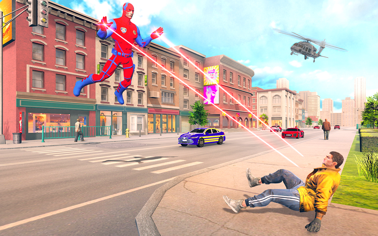 اسکرین شات 3 بازی Captain Super Hero Man Game 3D